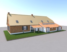 Verbouwing boerderij, te Chaam
