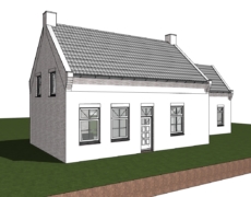 Verbouwing woning, te Wagenberg