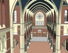 Bestaande toestand Heilighart kerk, te Breda