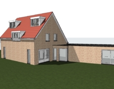 Plaatsing dakkapellen op een bestaande woning, te Prinsenbeek.